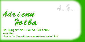 adrienn holba business card